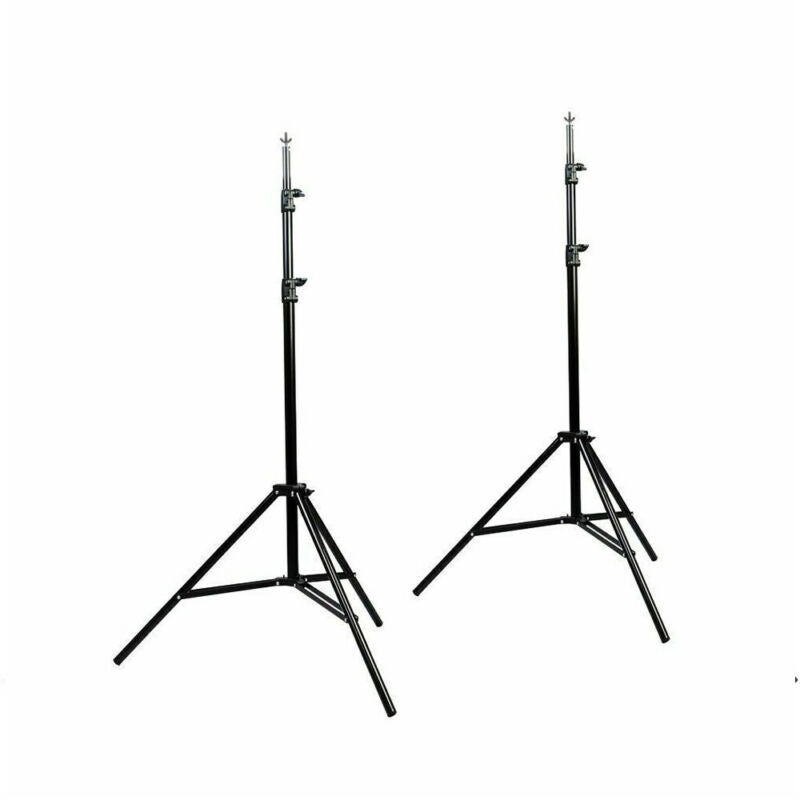 2x2m Photo Backdrop Stand Adjustable Photo Background Support Stand +3 Clamps