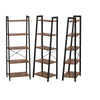 5 Tier Metal Ladder Shelf Shelving Display Rack Plant Stand Storage Shelves Home