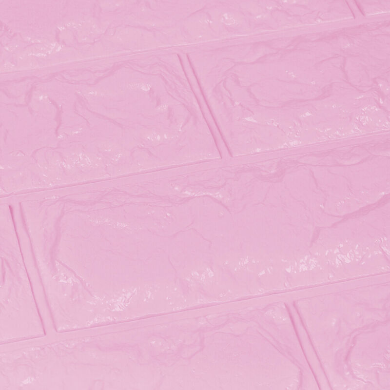 60*30cm 10Pcs 3D Brick Wall Stickers Self- Adhesive Panels Waterproof Tiles