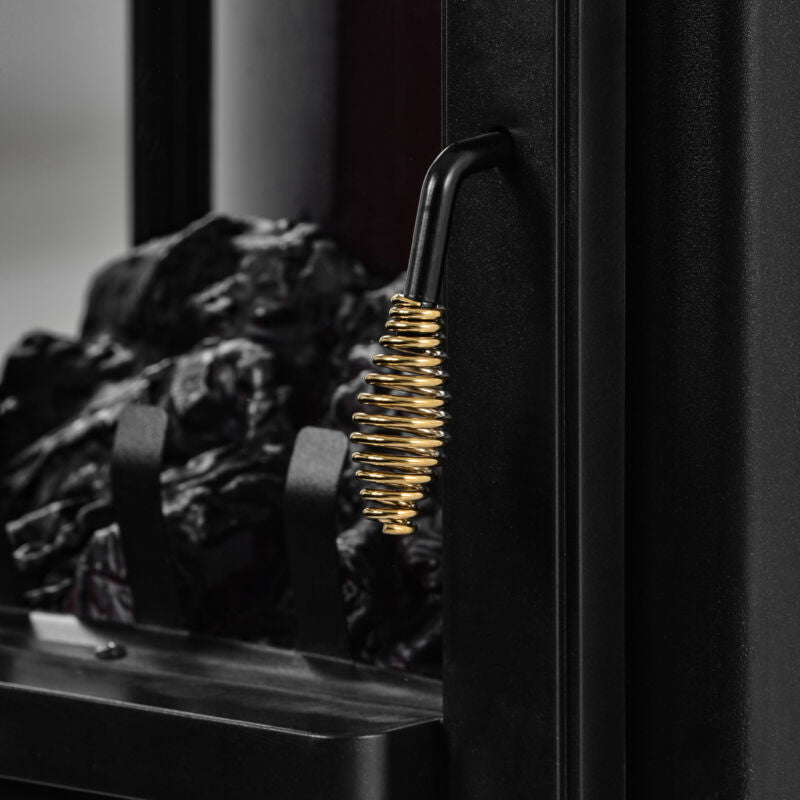 Electric Fireplace Fire Wood Flame Heater Stove Living Room Log Burner Fan Heat