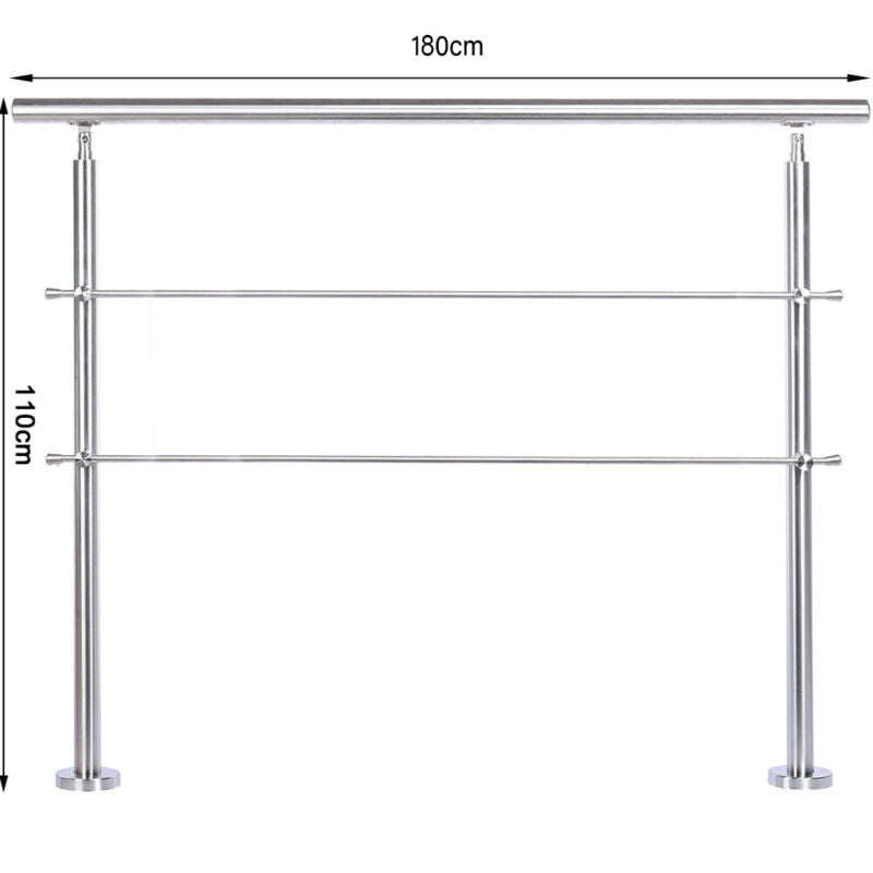 100 120 150 cm Garden Step Support Variable Angle Grab Rail Handrail