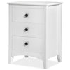 1/2x Modern 3 Drawer Chest of Drawers Bedside Table Nightstand Bedroom Furniture