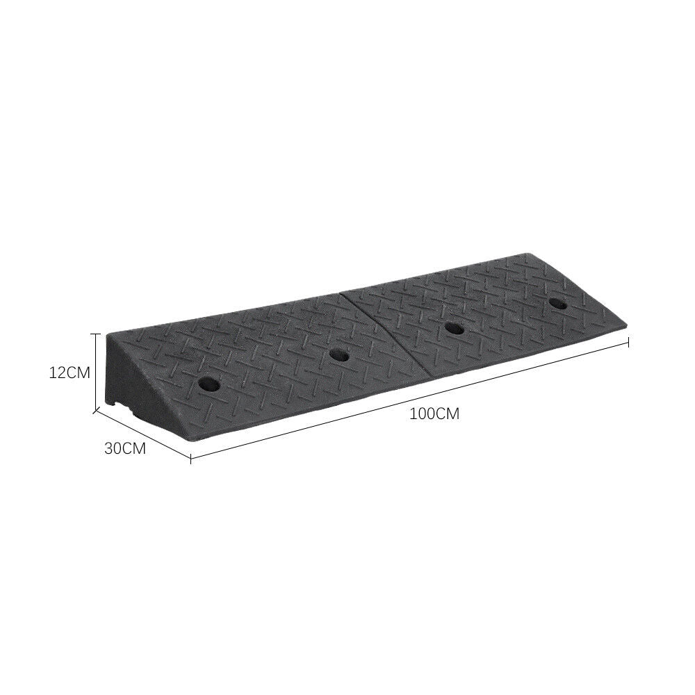 1/2X Kerb Ramp Curb Ramps Heavy Duty Driveway Threshold Ramps Rubber Kerb Ramps