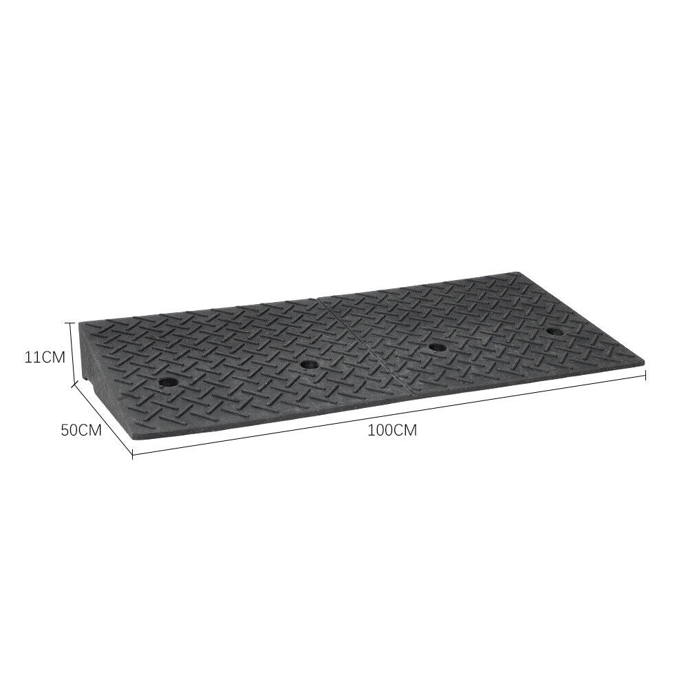 1/2X Kerb Ramp Curb Ramps Heavy Duty Driveway Threshold Ramps Rubber Kerb Ramps
