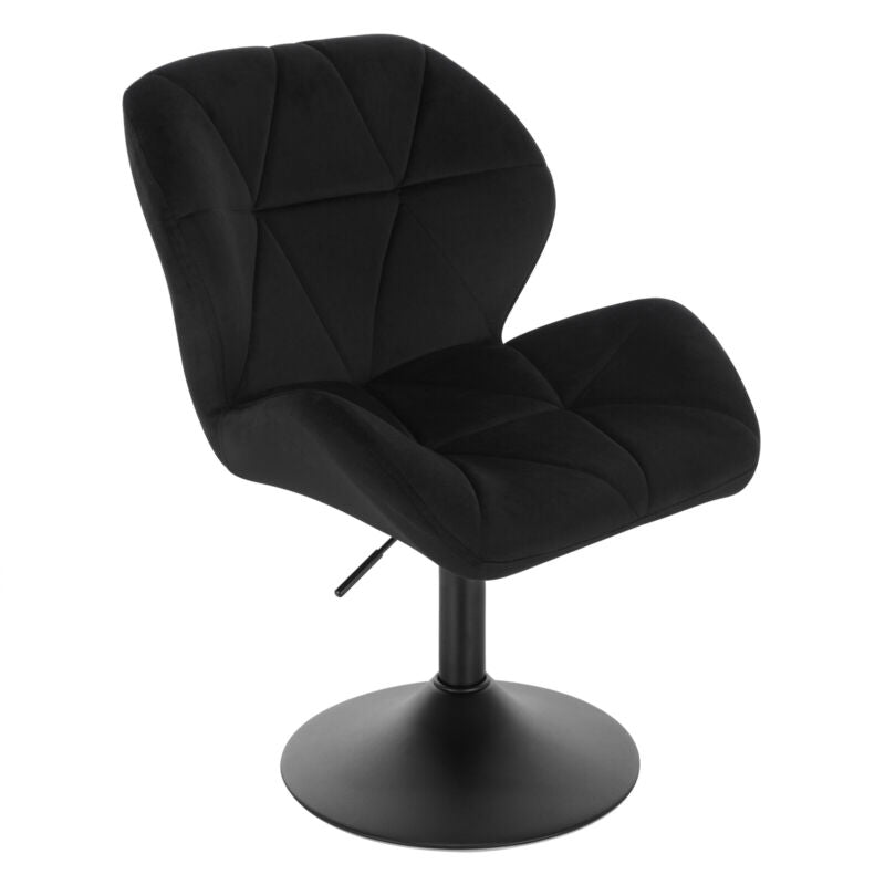 1/2x Bar Stool Adjustable Height Swivel Barstool Kitchen Pub Home Velvet Chair