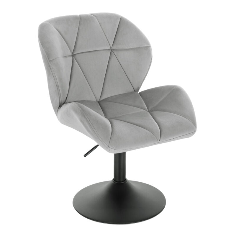 1/2x Bar Stool Adjustable Height Swivel Barstool Kitchen Pub Home Velvet Chair