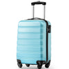 20 24 28 Inch Suitcase Set Large Hard Shell Cabin Hand Travel Luggage ABS Blue