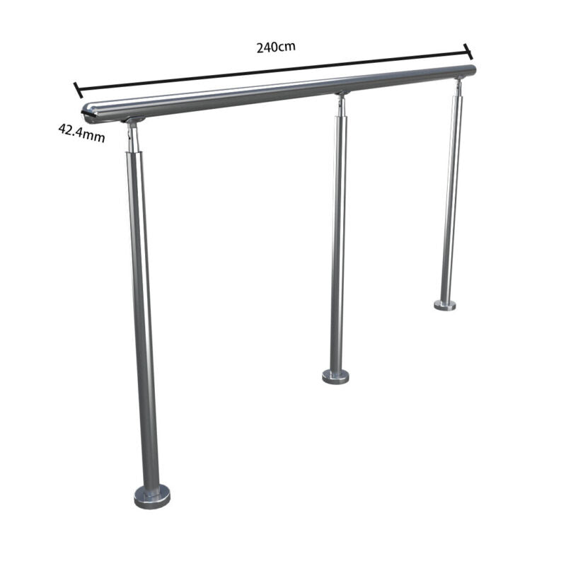 100 120 150 cm Garden Step Support Variable Angle Grab Rail Handrail