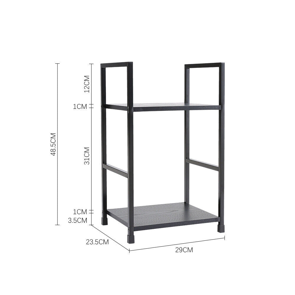 2 3 4 5 Tier Bookshelf Bookcase Storage Stand Display Shelving Unit Space Saving