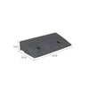 1/2X Kerb Ramp Curb Ramps Heavy Duty Driveway Threshold Ramps Rubber Kerb Ramps
