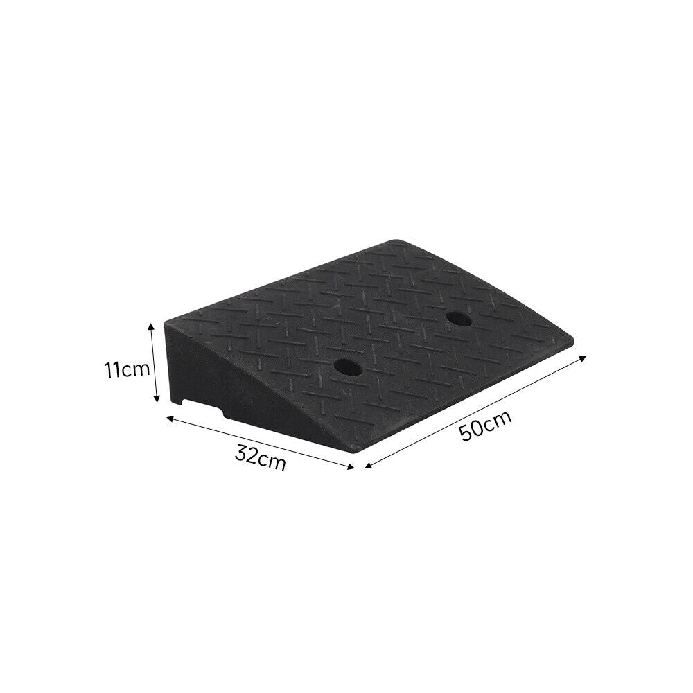 1/2X Kerb Ramp Curb Ramps Heavy Duty Driveway Threshold Ramps Rubber Kerb Ramps
