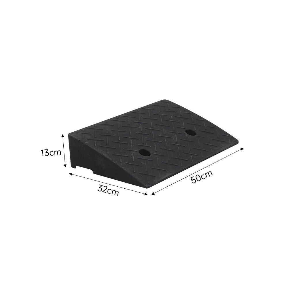 1/2X Kerb Ramp Curb Ramps Heavy Duty Driveway Threshold Ramps Rubber Kerb Ramps
