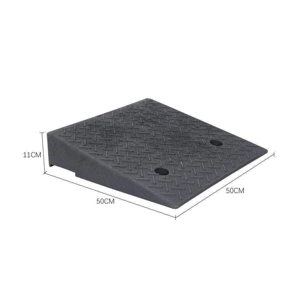 1/2X Kerb Ramp Curb Ramps Heavy Duty Driveway Threshold Ramps Rubber Kerb Ramps
