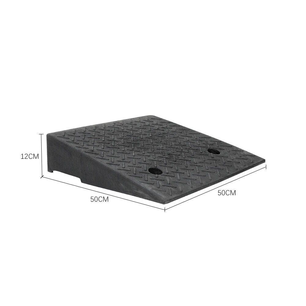 1/2X Kerb Ramp Curb Ramps Heavy Duty Driveway Threshold Ramps Rubber Kerb Ramps