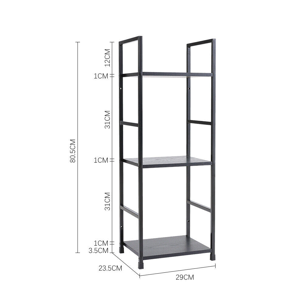 2 3 4 5 Tier Bookshelf Bookcase Storage Stand Display Shelving Unit Space Saving