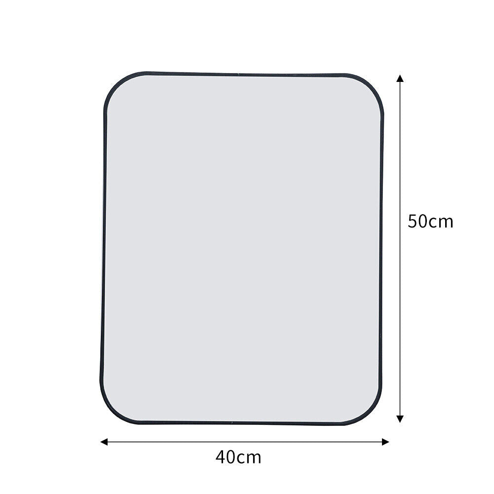 Wall Mounted Mirror Rectangular Industrial Metal Frame Bedroom Bathroom Mirrors