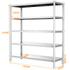 120/150cm Modern Kitchen Storage Rack Display Rack Shelving 304 Stainless Steel