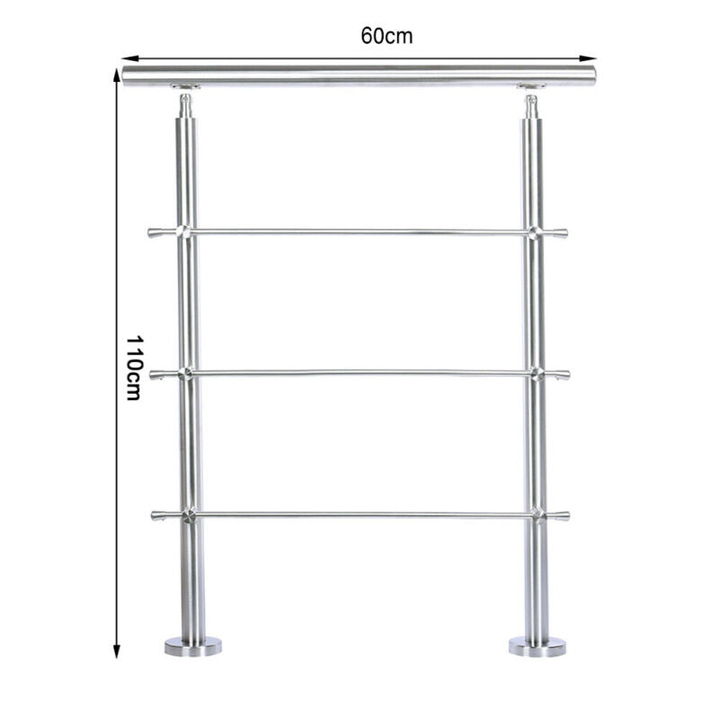 100 120 150 cm Garden Step Support Variable Angle Grab Rail Handrail