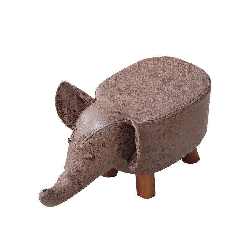 Animal Shape Ottomans Footstools Padded Cushion Rest Seat Footstool Pouffe Stool