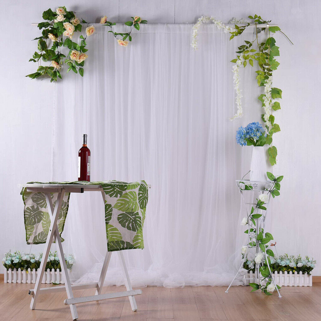 3 Layers Stage Wedding Party Backdrop Photography Birthday Background Curtains