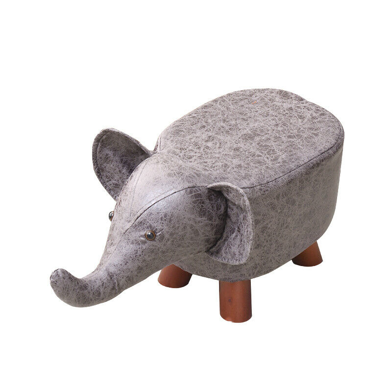 Animal Shape Ottomans Footstools Padded Cushion Rest Seat Footstool Pouffe Stool