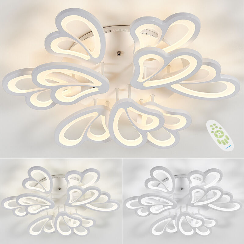 Aluminum&Acrylic Flower Shape Ceiling Light Lamp LED Chandelier Living Room