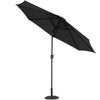 3*2.4M Outdoor Swivel Umbrella Garden Shelter Garden Sun Parasol Beach umbrella