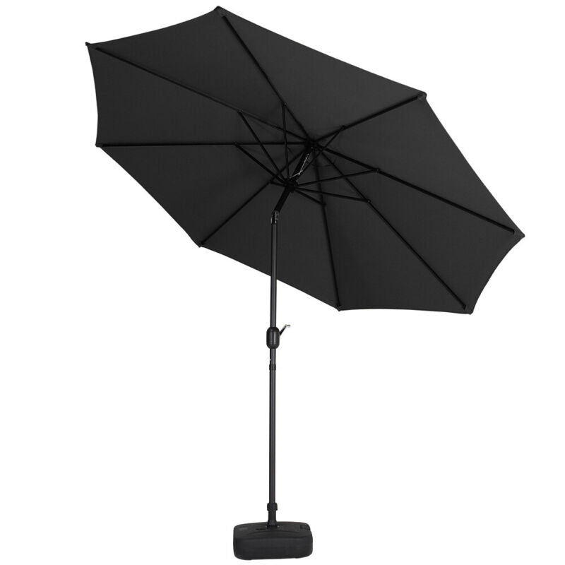 3*2.4M Outdoor Swivel Umbrella Garden Shelter Garden Sun Parasol Beach umbrella