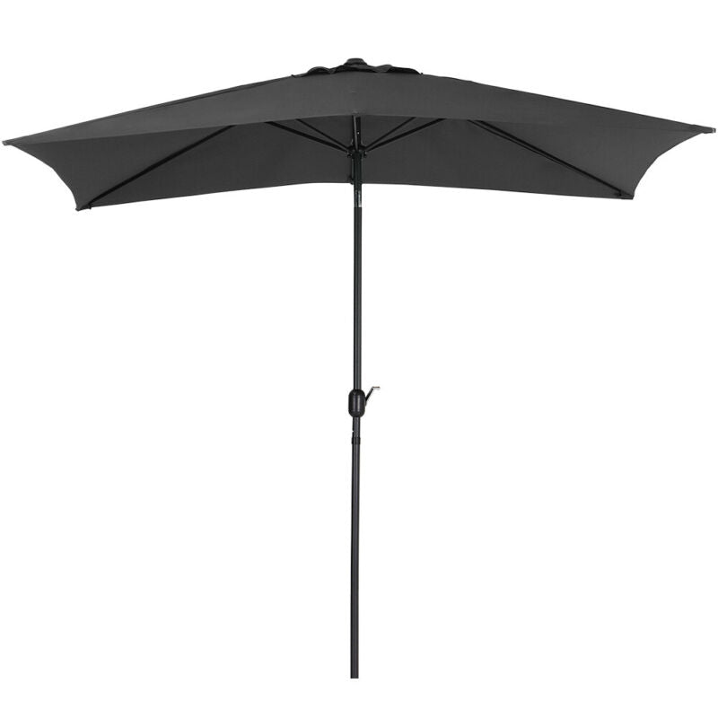 3*2.4M Outdoor Swivel Umbrella Garden Shelter Garden Sun Parasol Beach umbrella