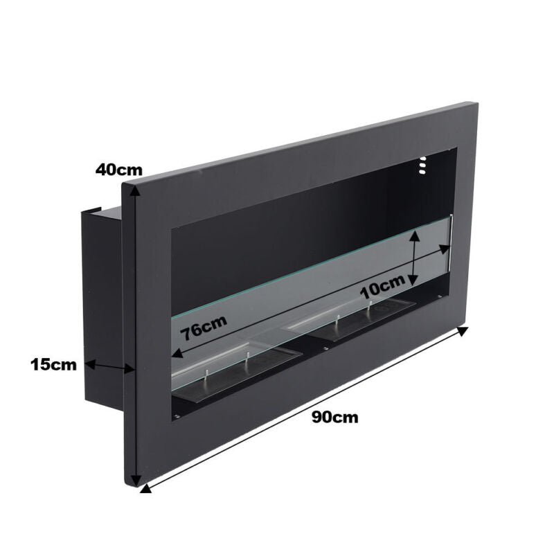 Wall/Inset Bio wall Fireplace Professional Bio Ethanol Fireplace Biofire Fire UK