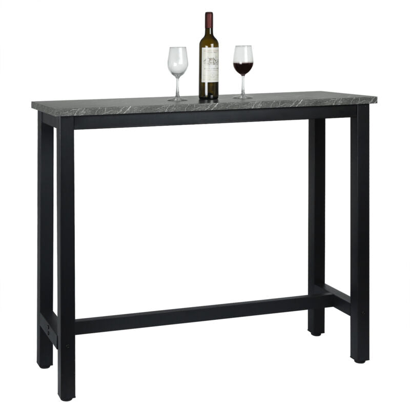Bar Table Kitchen Counter Breakfast Desk Pub Cafe Dining High Table 120x40x100cm