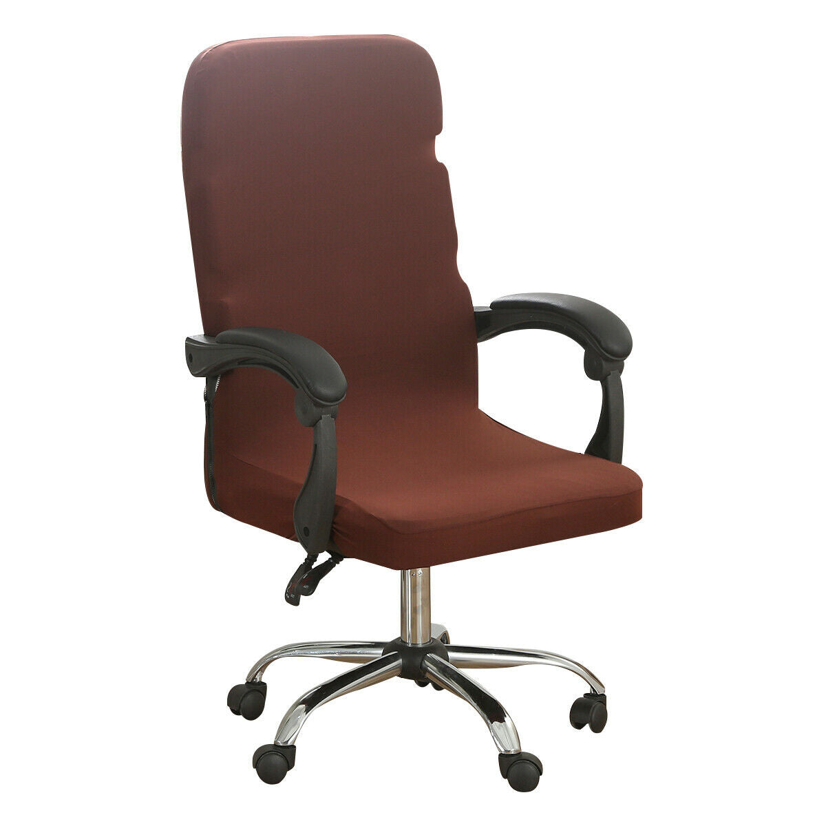 Office Chair Covers Large Stretch Computer Rotating Desk Slipcover with Zipper