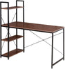 Computer Desk w/ 3 Tier Storage Shelves Office Laptop Workstation Study Writing