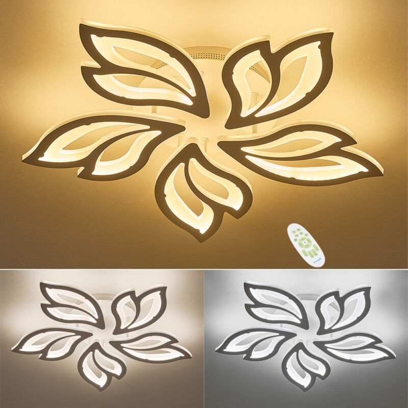Aluminum&Acrylic Flower Shape Ceiling Light Lamp LED Chandelier Living Room
