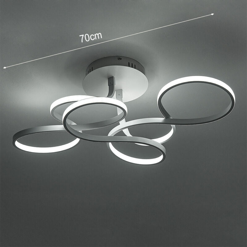 70cm Large Stylish Irregular Shape Lamp LED Ceiling Light Chandelier Living Room