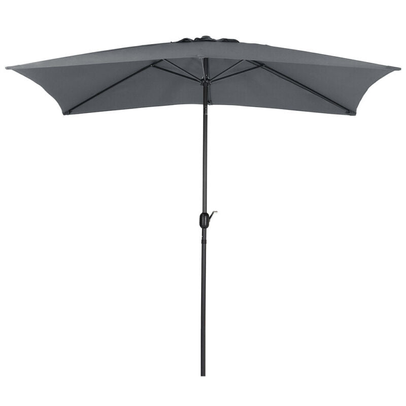 3*2.4M Outdoor Swivel Umbrella Garden Shelter Garden Sun Parasol Beach umbrella