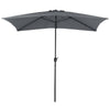 3*2.4M Outdoor Swivel Umbrella Garden Shelter Garden Sun Parasol Beach umbrella