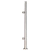 Stainless Steel Garden Fence Railing Balustrade Post Mid/Corner/End Post w/Clamp