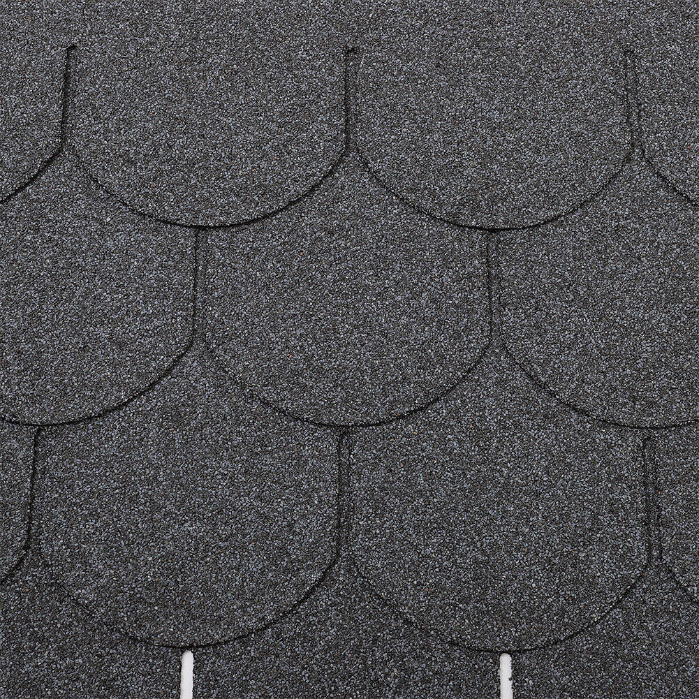 18pcs Felt Roofing Shingles Adhesive Shed Roof Tiles Rectangle/Hexagon/Fishscale