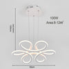 Stylish Flower/Wave LED Ceiling Light Chandelier Lights Living Dining Room uk