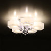 3+2 Colour Luxury Crystal LED Chandelier Hexagon/Flower Lamp Ceiling Lights