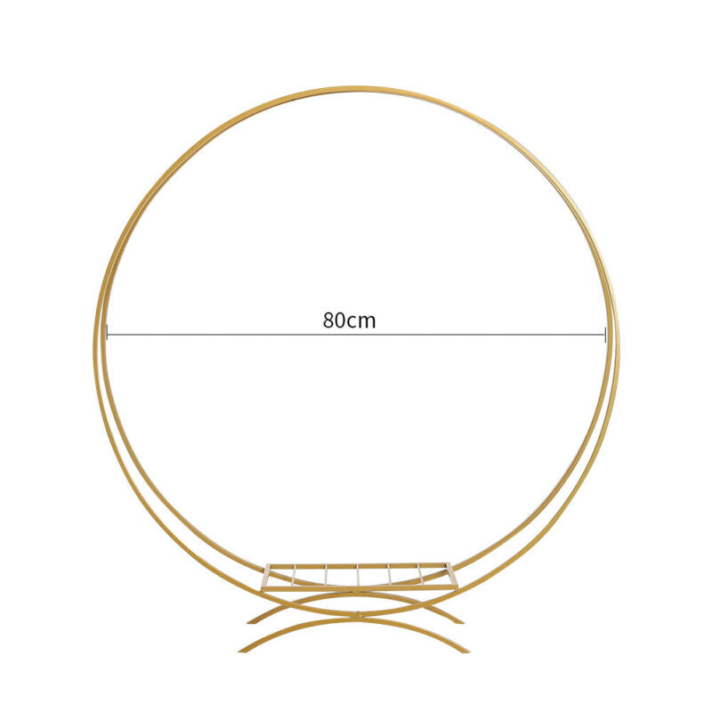 60/80cm Metal Wedding Flower Stand Pedestal Centrepiece Plinth Decor