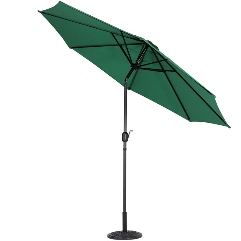 3*2.4M Outdoor Swivel Umbrella Garden Shelter Garden Sun Parasol Beach umbrella
