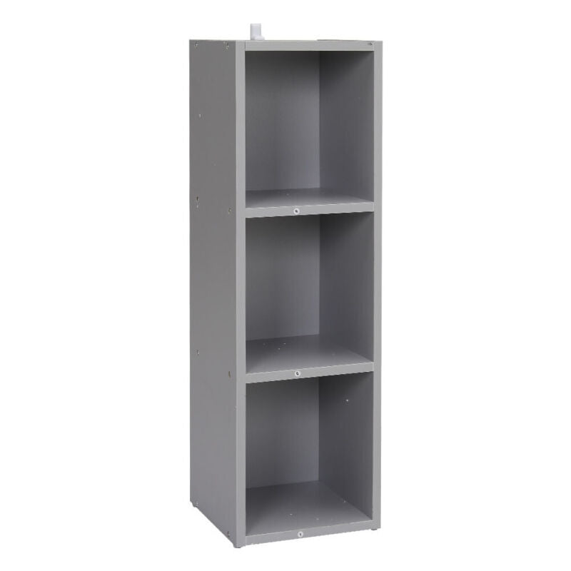 Home Office Bookcase 3/5/7 Cube Storage Shelf Wood Shelving Display Cabinet Unit