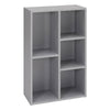 Home Office Bookcase 3/5/7 Cube Storage Shelf Wood Shelving Display Cabinet Unit