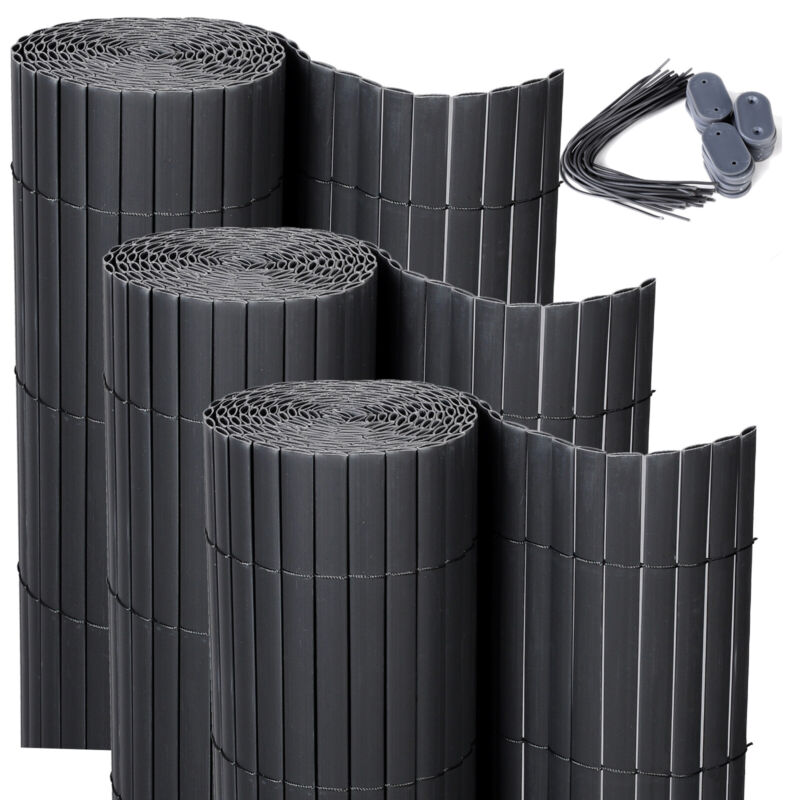 PVC Garden Screening Roll Fence Privacy Border Panel Balcony Shade Fencing Cover