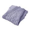 Chunky Knit Throw Hand Knitted Thick Blanket Soft Sofa Bed Wooly Cable Blanket