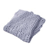 Chunky Knit Throw Hand Knitted Thick Blanket Soft Sofa Bed Wooly Cable Blanket