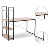 Computer Desk w/ 3 Tier Storage Shelves Office Laptop Workstation Study Writing