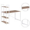 Computer Desk w/ 3 Tier Storage Shelves Office Laptop Workstation Study Writing